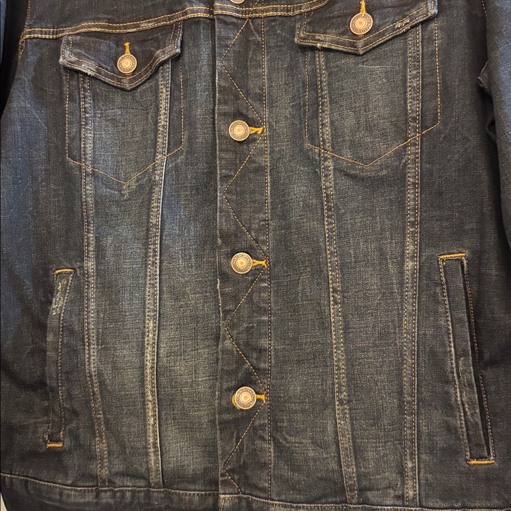 American Eagle Outfitters Men’s Blue Denim Jacket XL - Picture 4 of 6